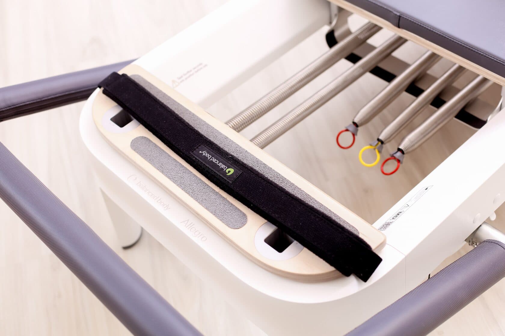 Balanced Body Allegro Pilates reformer with tension springs